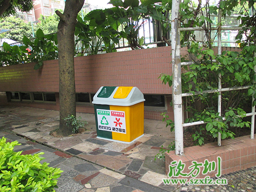 炎炎夏季，玻璃鋼垃圾桶為清遠市街道帶來點點綠意