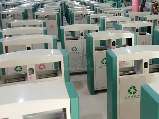 戶外鋼板垃圾桶廠家直銷(xiāo)湖北宜昌景區(qū)