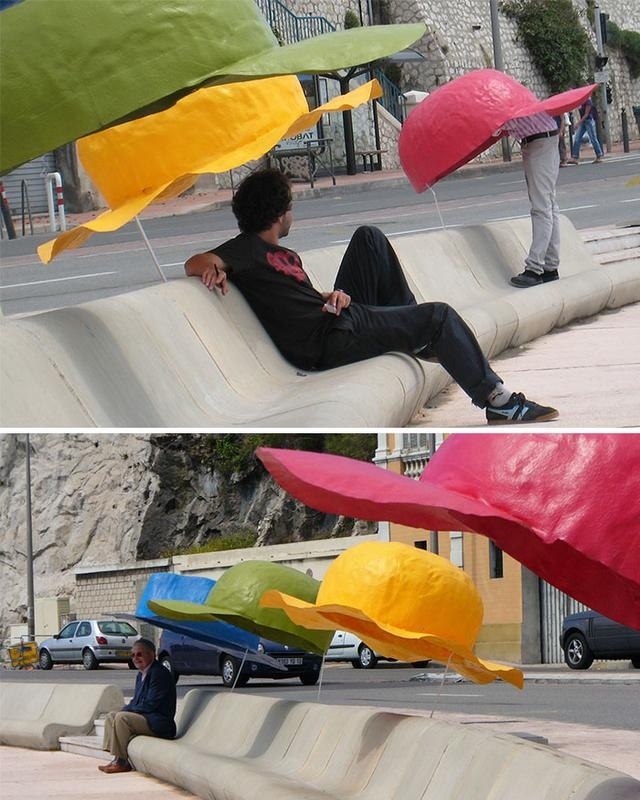 童趣創(chuàng)意設(shè)計七彩戶外休閑椅，能遮陽擋雨